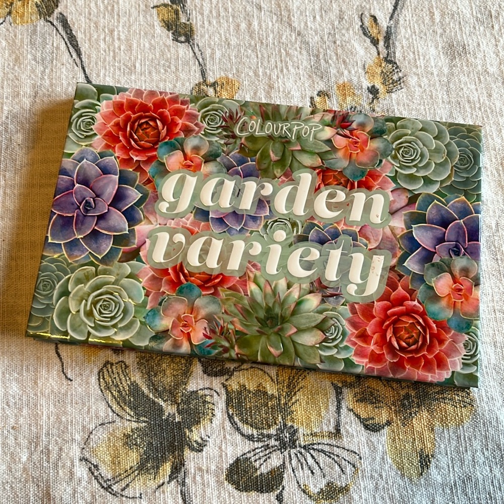Colourpop Garden Variety Palette - Swatched